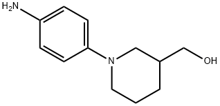 1-(4-AMINOPHENYL)-3-PIPERIDINEMETHANOL 结构式