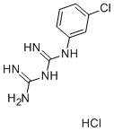 1-(3-CHLOROPHENYL)BIGUANIDE HYDROCHLORIDE Struktur