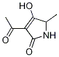 3-acetyl-1,5-dihydro-4-hydroxy-5-Methyl-2H-Pyrrol-2-one,2113-94-2,结构式