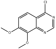 4-CHLORO-7,8-DIMETHOXYQUINAZOLINE Struktur