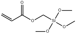 アクリロキシメチルトリメトキシシラン 化学構造式
