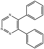 5,6-DIPHENYL-1,2,4-TRIAZINE 化学構造式