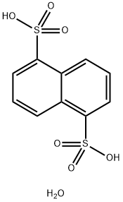 1,5-ナフタレンジスルホン酸四水和物 化学構造式