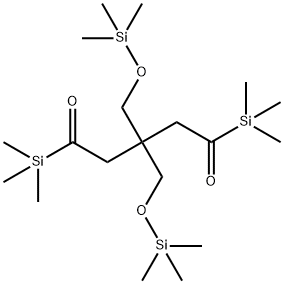 2,2,8,8-TETRAMETHYL-5,5-BIS[[(TRIMETHYLSILYL)OXY]METHYL]-3,7-DIOXA-2,8-DISILANONANE, 2114-25-2, 结构式