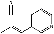 2-Propenenitrile,2-methyl-3-(3-pyridinyl)-,(2Z)-(9CI) 结构式