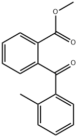 o-(o-トルオイル)安息香酸メチル 化学構造式
