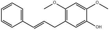 2,4-Dimethoxy-5-[(E)-3-phenyl-2-propenyl]phenol,21148-33-4,结构式
