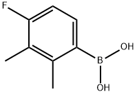 4-FLUORO-2,3-DIMETHYLPHENYLBORONIC ACID Struktur