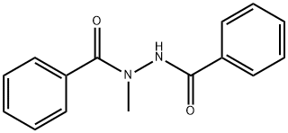 1,2-Dibenzoyl-1-methylhydrazine Struktur