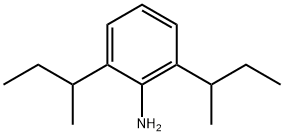 2,6-ビス(1-メチルプロピル)アニリン 化学構造式