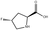 (2S,4R)-4-氟吡咯烷-2-甲酸, 21156-44-5, 结构式