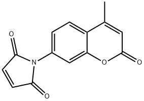 N-(4-Methylumbelliferyl)-maleinimid Structure