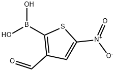 3-FORMYL-5-NITRO-2-THIOPHENEBORONIC ACID 结构式