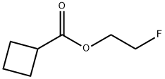 Cyclobutanecarboxylic acid, 2-fluoroethyl ester (9CI) 结构式