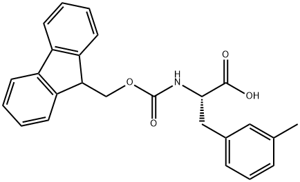 FMOC-L-3-Methylphe Structure