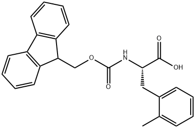 FMOC-L-2-甲基苯丙氨酸, 211637-75-1, 结构式