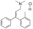 N,N-dimethyl-3-(2-methylphenyl)-3-phenyl-prop-2-en-1-amine hydrochlori de 结构式