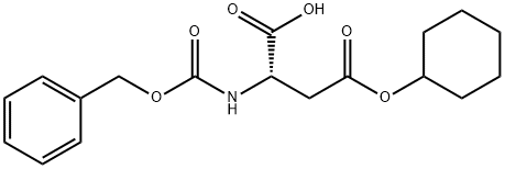 (S)-2-(((苄氧基)羰基)氨基)-4-(环己氧基)-4-氧代丁酸,211797-21-6,结构式