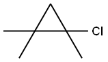 1-クロロ-1,2,2-トリメチルシクロプロパン 化学構造式