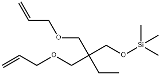 2,2-BIS(2-ALLYLOXYMETHYL)-1-TRIMETHYLSILOXYBUTANE 化学構造式