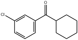 3-CHLOROPHENYL CYCLOHEXYL KETONE 结构式