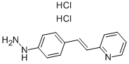 4'-肼-苯乙烯基吡啶盐酸盐 结构式