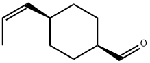 Cyclohexanecarboxaldehyde, 4-(1Z)-1-propenyl-, cis- (9CI) 化学構造式