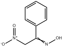2-ニトロ-1-フェニルエタノンオキシム 化学構造式