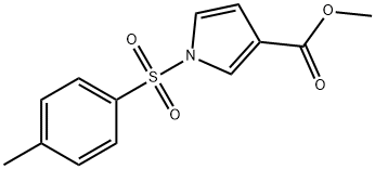 1-甲苯磺酰基-1H-吡咯-3-羧酸甲酯 结构式