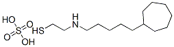 2-(5-Cycloheptylpentyl)aminoethanethiol sulfate,21209-14-3,结构式