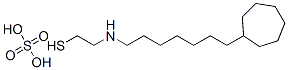 2-(7-Cycloheptylheptyl)aminoethanethiol sulfate 结构式