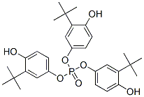 tris(3-tert-butyl-4-hydroxyphenyl) phosphate,21214-39-1,结构式