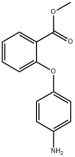 2-(4-氨基-苯氧基)-苯甲酸甲酯 结构式