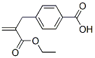 Benzenepropanoic acid, 4-carboxy--alpha--methylene-, -alpha--ethyl ester (9CI) 结构式