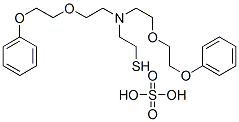 2-[Bis[2-(2-phenoxyethoxy)ethyl]amino]ethanethiol sulfate|