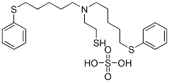 2-[Bis[5-(phenylthio)pentyl]amino]ethanethiol sulfate,21220-81-5,结构式