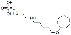 2-[(5-Cycloheptyloxypentyl)amino]ethanethiol sulfate|