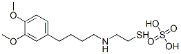 2-[4-(3,4-Dimethoxyphenyl)butyl]aminoethanethiol sulfate Structure