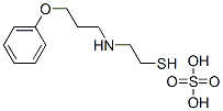 2-(3-Phenoxypropyl)aminoethanethiol sulfate 结构式