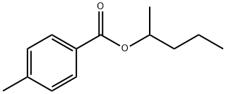 Benzoic acid, 4-Methyl-, 1-Methylbutyl ester,212260-73-6,结构式