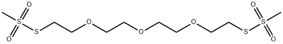 3,6,9-Trioxaundecane-1,11-diyl-bismethanethiosulfonate,212262-02-7,结构式