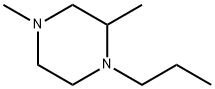 Piperazine, 2,4-dimethyl-1-propyl- (9CI) Struktur
