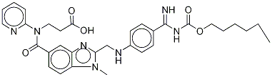 去乙基达比加群酯 结构式