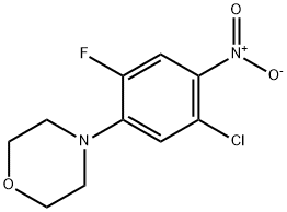 4-(5-CHLORO-2-FLUORO-4-NITRO-PHENYL)-MORPHOLINE,212325-43-4,结构式