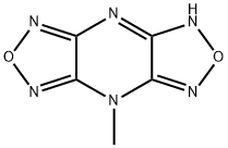 1H,4H-Bis[1,2,5]oxadiazolo[3,4-b:3,4-e]pyrazine,4-methyl-(9CI) Struktur