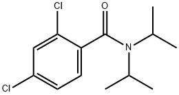 2,4-二氯-N,N-二异丙基苯甲酰胺 结构式