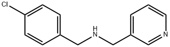 (4-クロロベンジル)ピリジン-3-イルメチルアミン 化学構造式