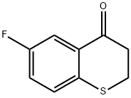6-フルオロチオクロマン-4-オン 化学構造式