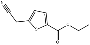 2-ACETONITRILTHIOPHENE-5-CARBOXYLIC ACID ETHYL ESTER,212508-31-1,结构式