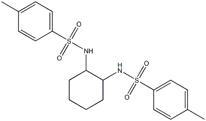 (1S,2S)-(-)-N,N-DI-P-TOSYL-1,2-CYCLOHEXANEDIAMINE Struktur